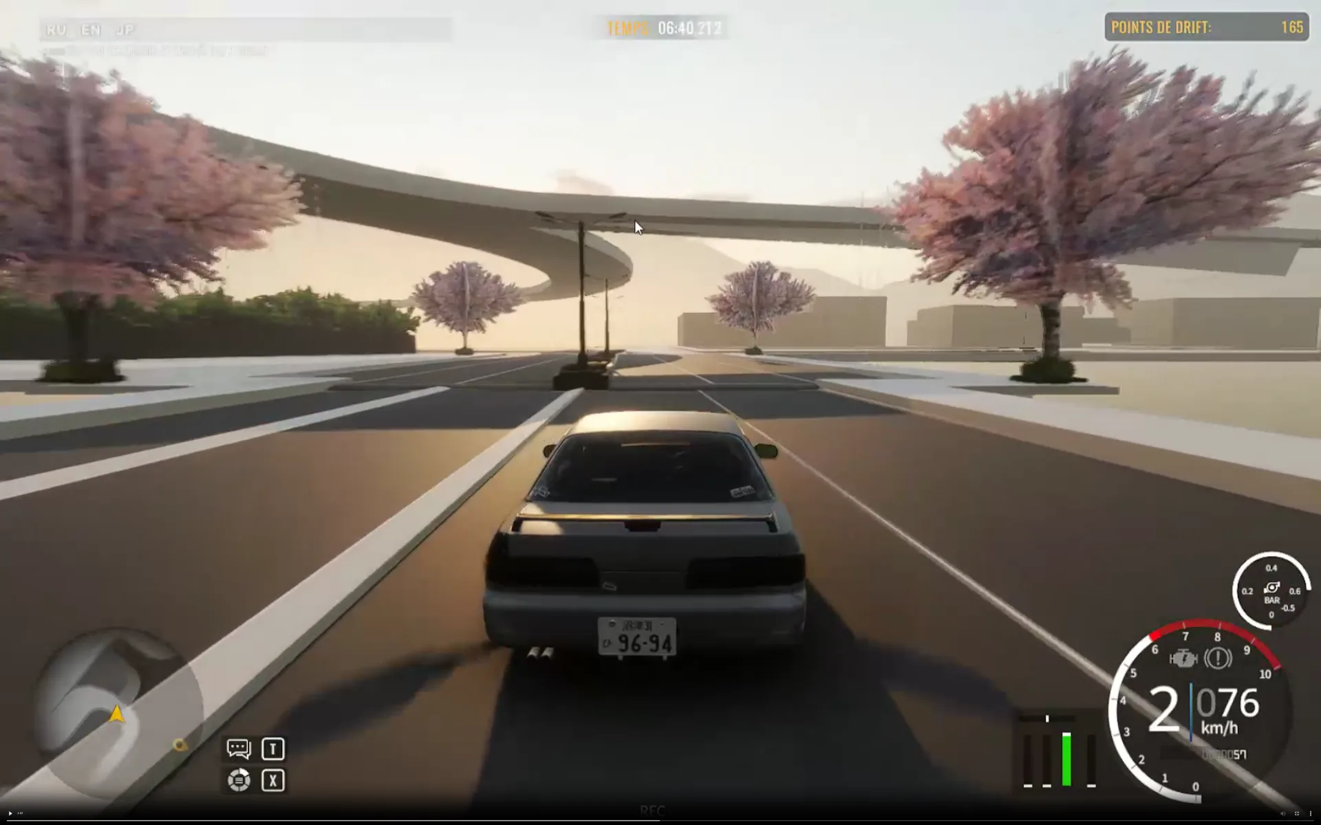Blender 3D modeled fictional Japanese city map for CarX drifting