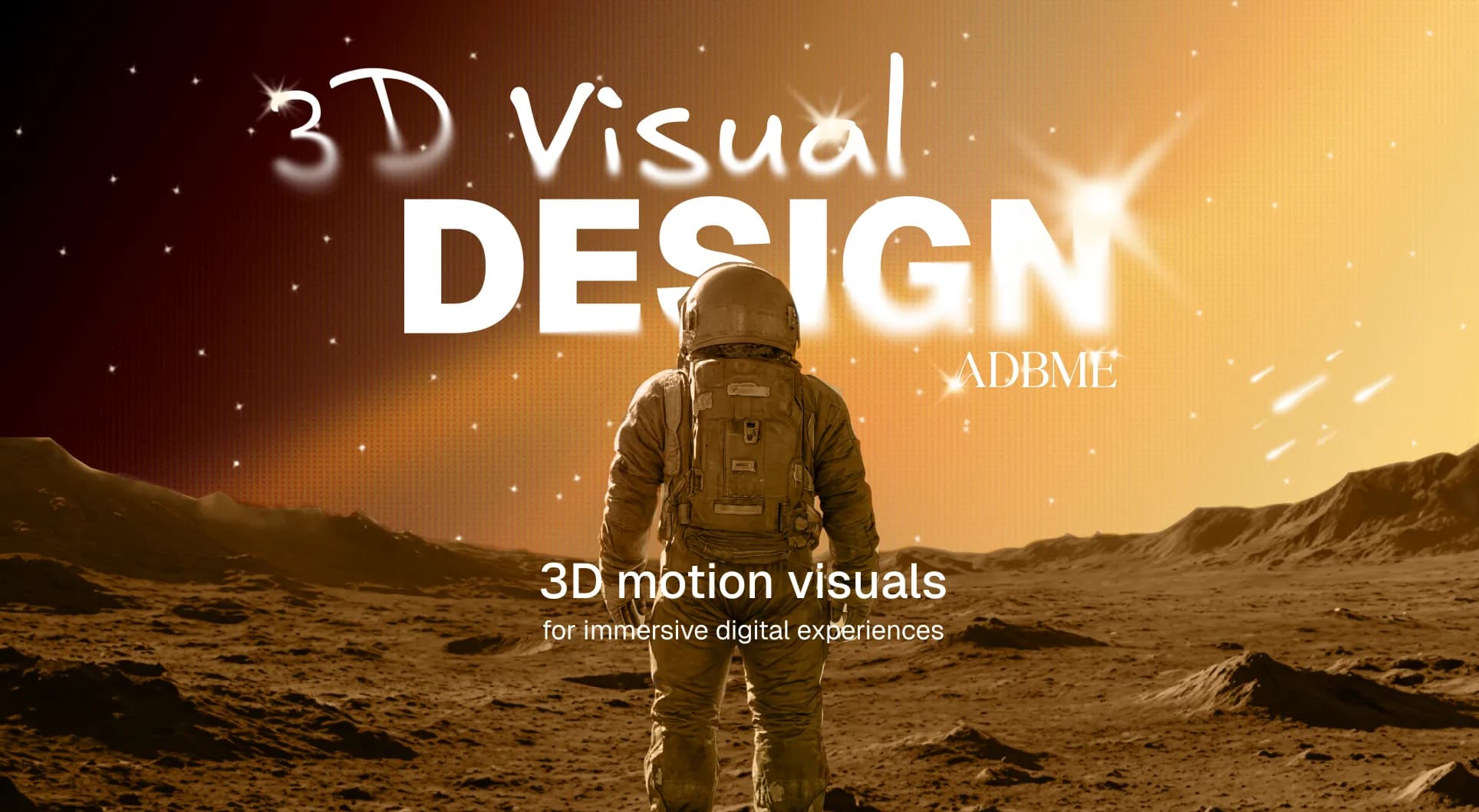 3D Design Services Promotional Poster