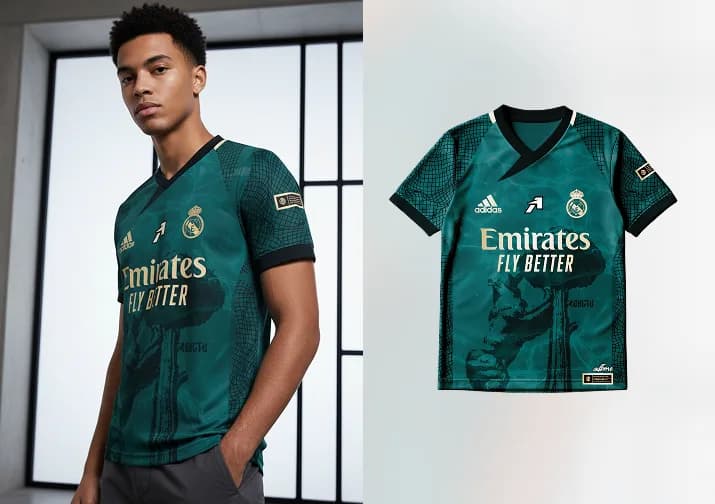 Custom Real Madrid TikTok Jersey Design